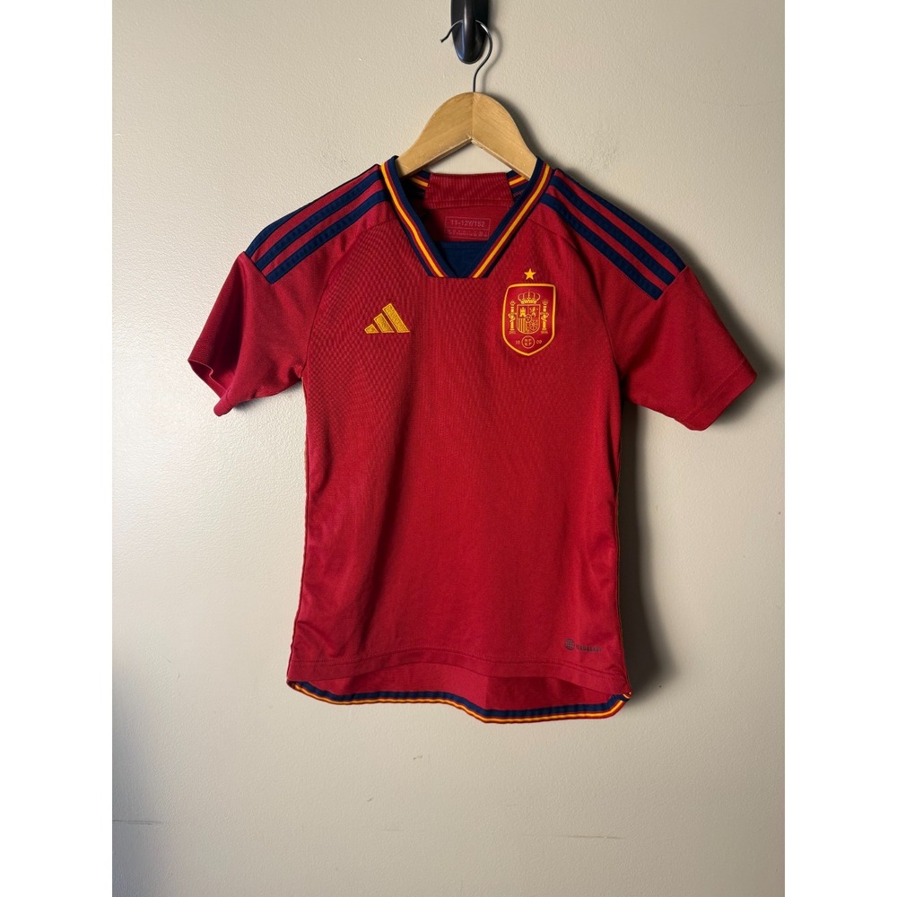2002 Adidas Spain Home Jersey Youth M (11-12Y) Red La‎ Furia Roja